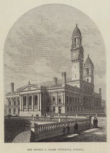 Het George A Clark Stadhuis, Paisley door Frank Watkins